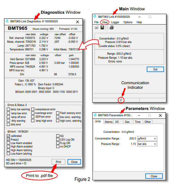 BMT 965檢測儀 LINK Software 連接電腦軟件設置(圖1)